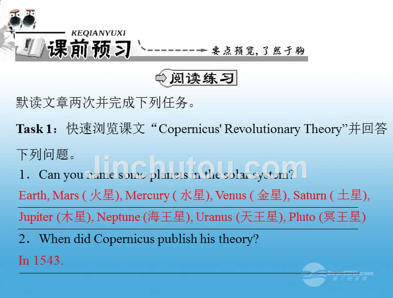 【优化课堂】2012高中英语 Unit1 period ⅲ using language课件 新人教版必修5_第2页