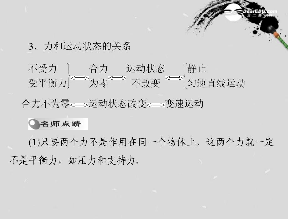 九年级物理 第十二章 运动和力 六、二力平衡课件 人教新课标版_第4页