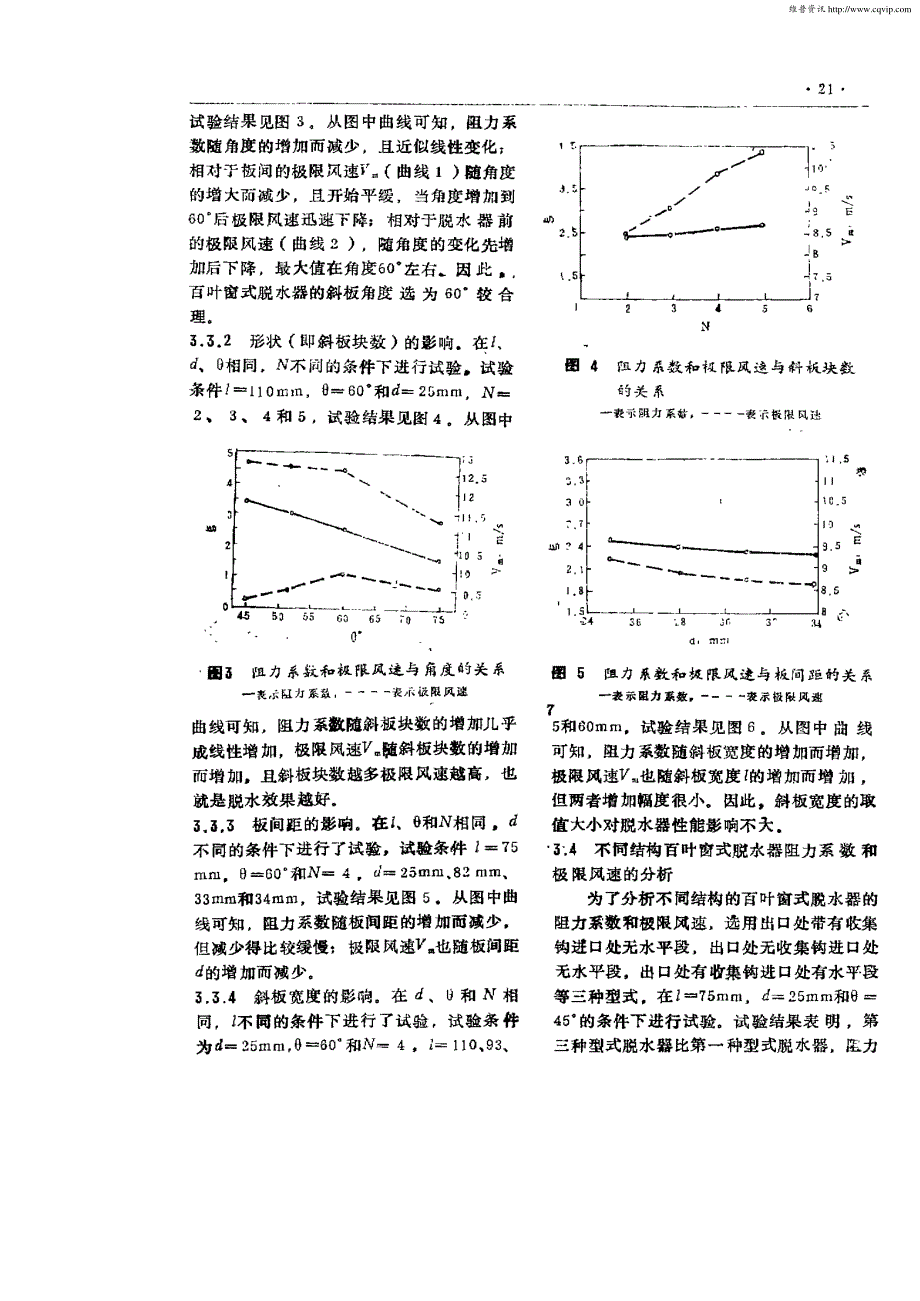 百叶窗式脱水器脱水性能的研究_第3页