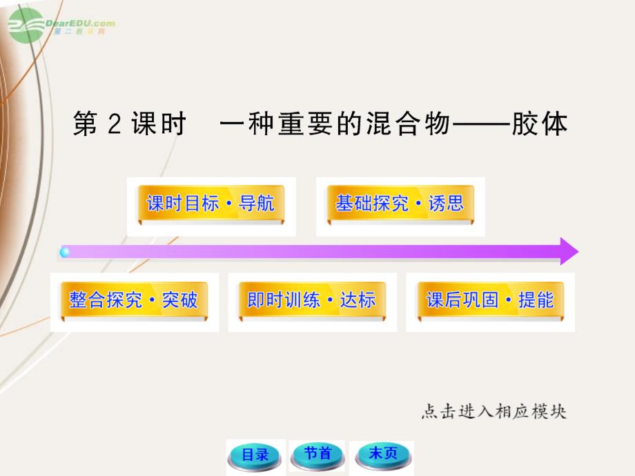 【开学大礼包】2012高中化学 2.1.2一种重要的混合物——胶体课件 鲁科版必修1_第1页