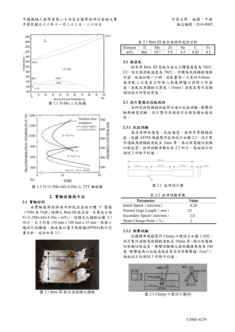 以田口式实验设计法研究热处对BetaIII钛合机械性能之影响_第2页