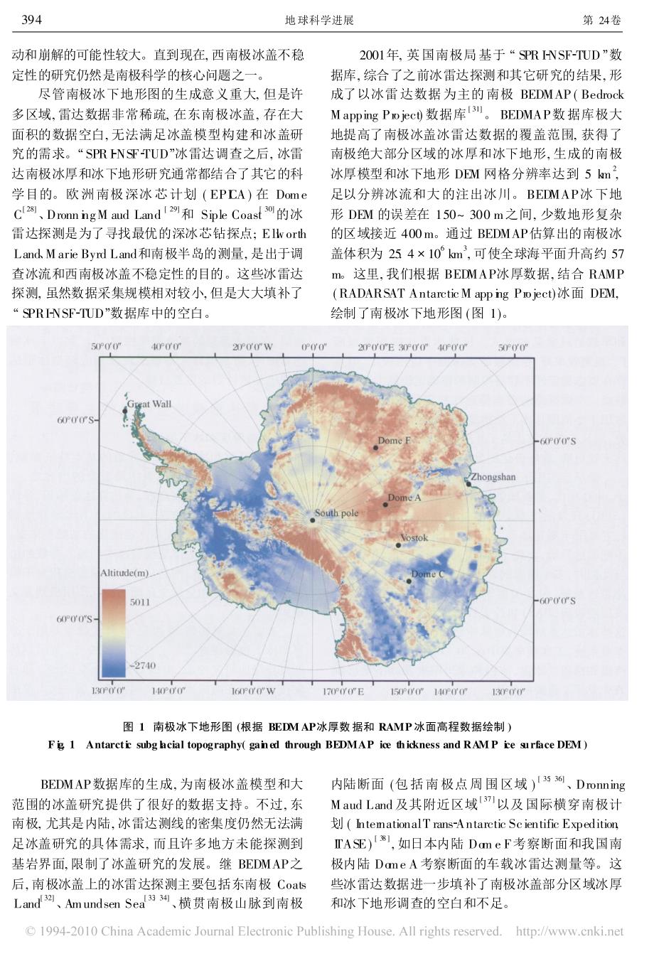 冰雷达探测研究南极冰盖的进展与展望_第3页