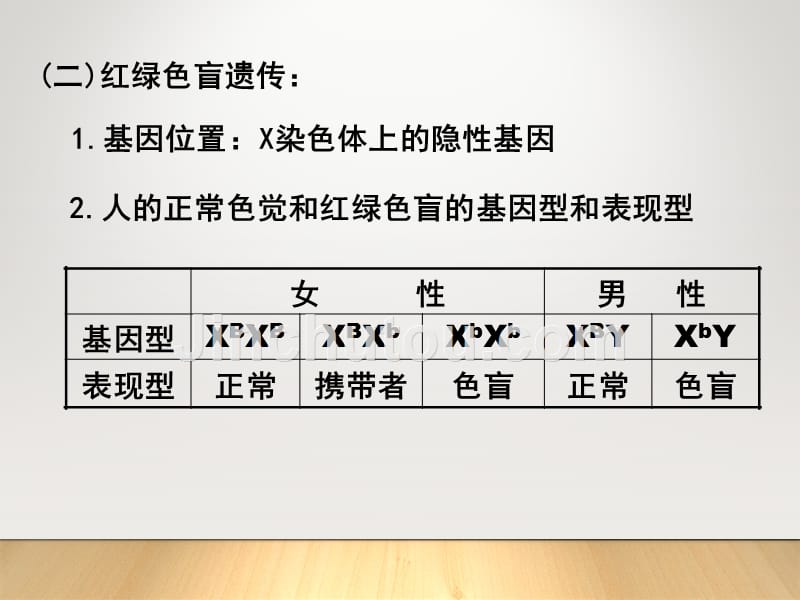 高中生物必修二第二章第三节 伴性遗传_第5页