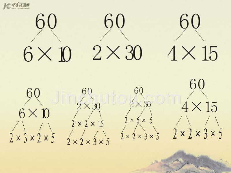 （人教版）五年级数学下册课件 分解质因数_第5页