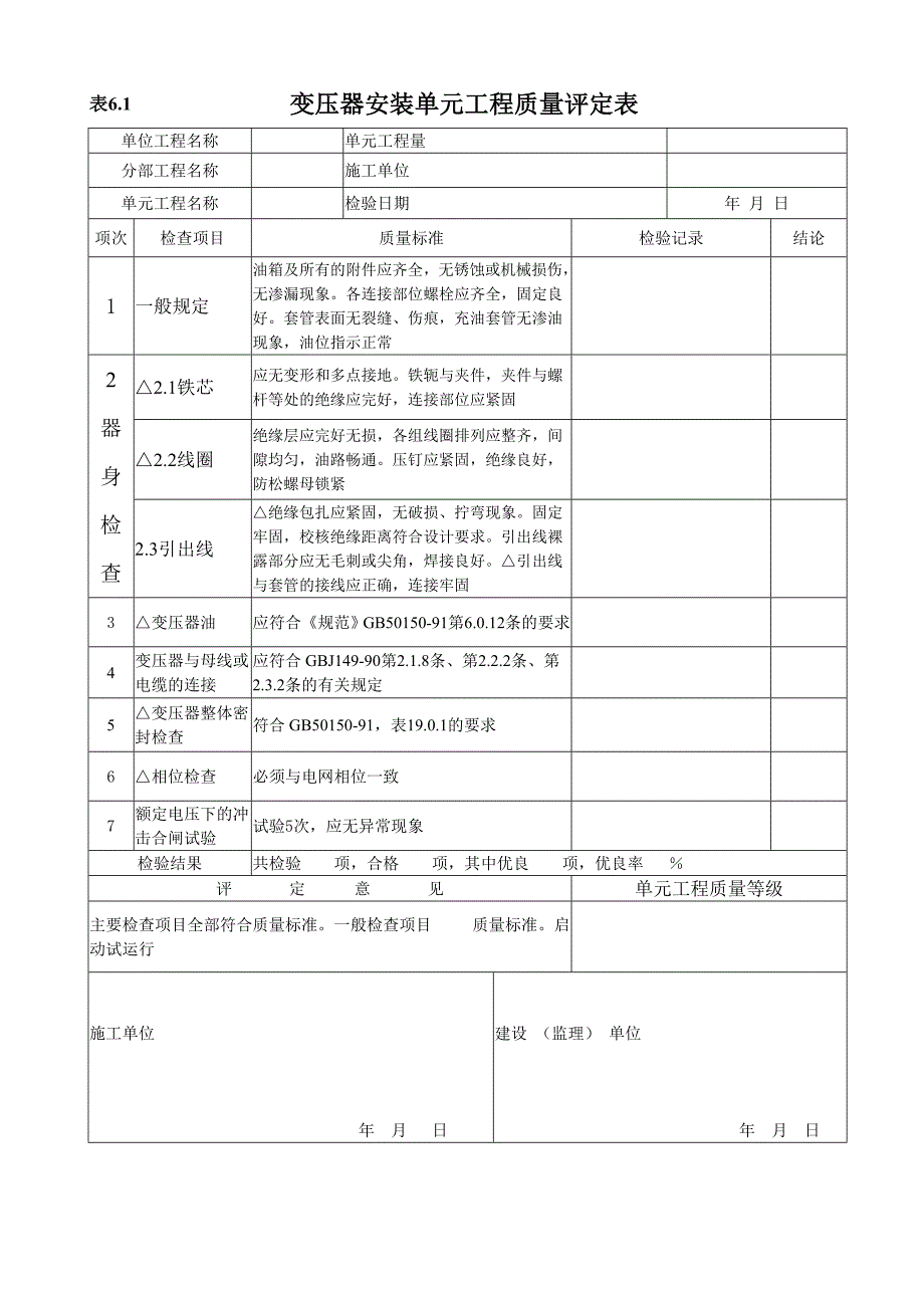 小农水类工程质量评定表_第1页