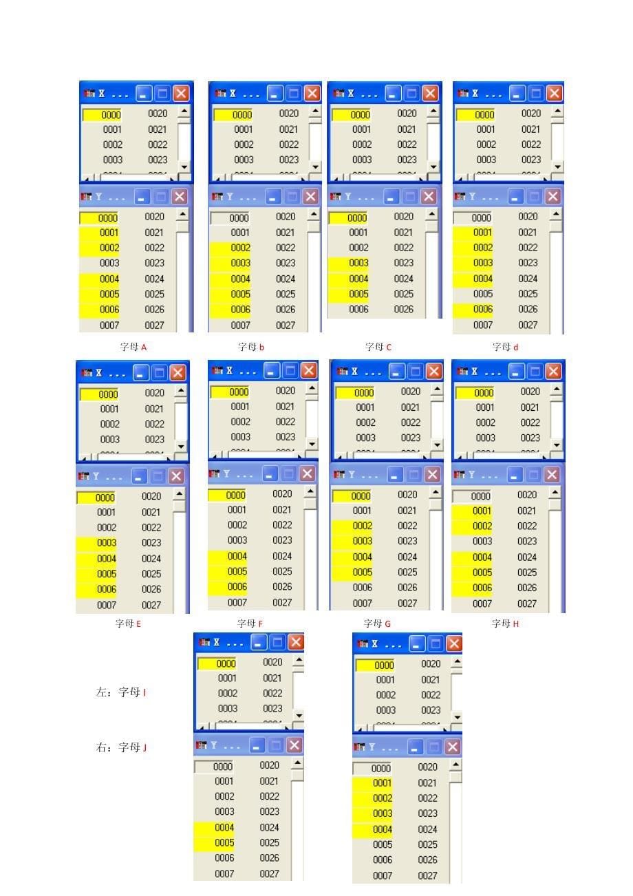 PLC实验三报告-LED数码显示控制_第5页