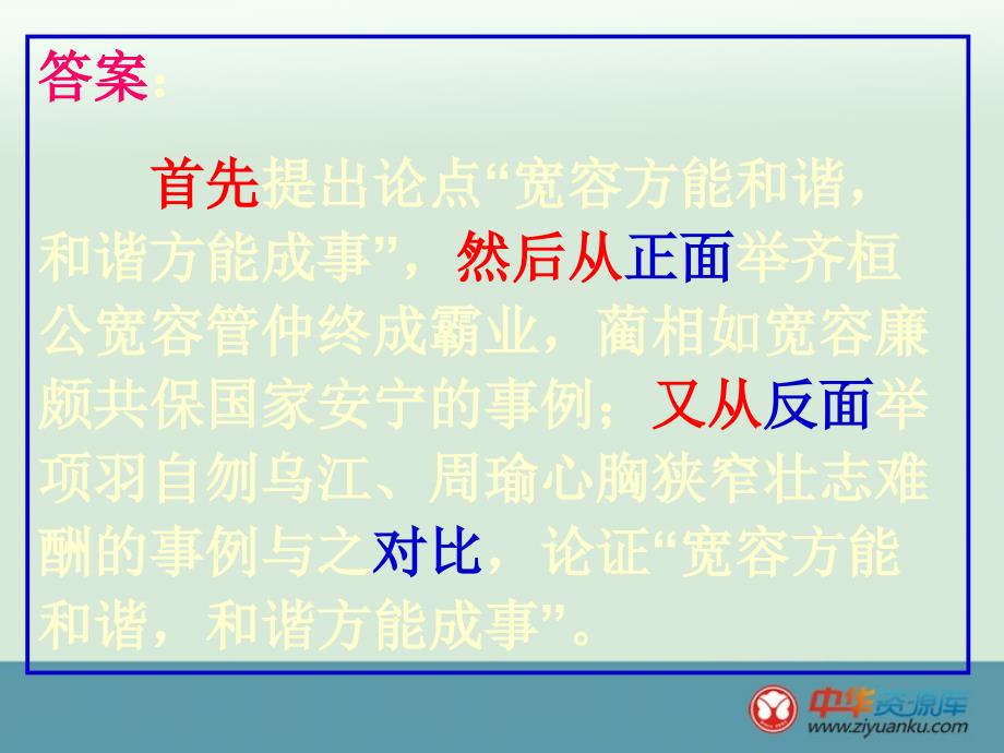 北京市平谷二中九年级语文 《论证过程》课件_第4页