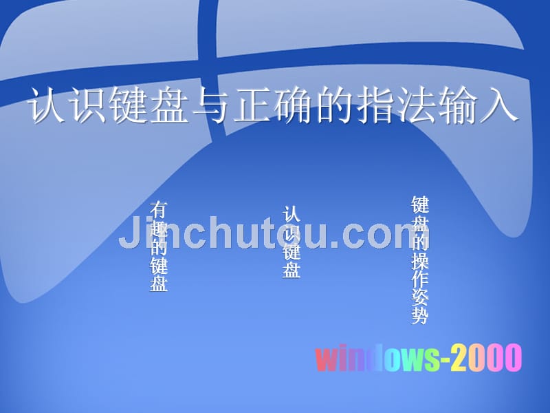 信息技术《认识键盘与正确的指法输入》课件_第1页