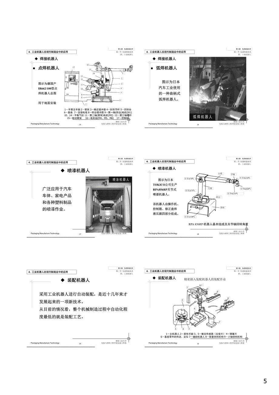 包装产品制造工艺10-3-先进制造技术-2-工业机器人_第5页