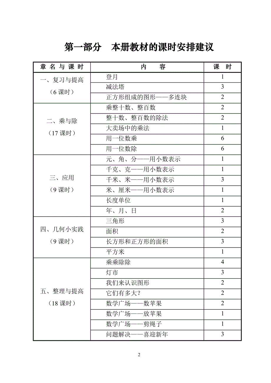 沪教版 三年级上数学教参_第2页