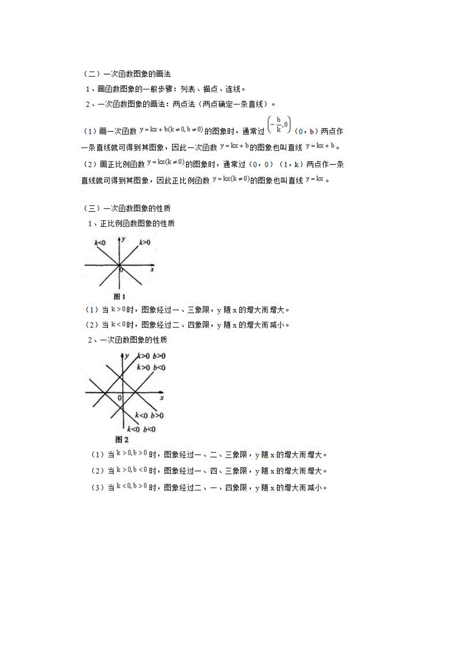 数学学习方法：“一次函数”知识导学_第2页