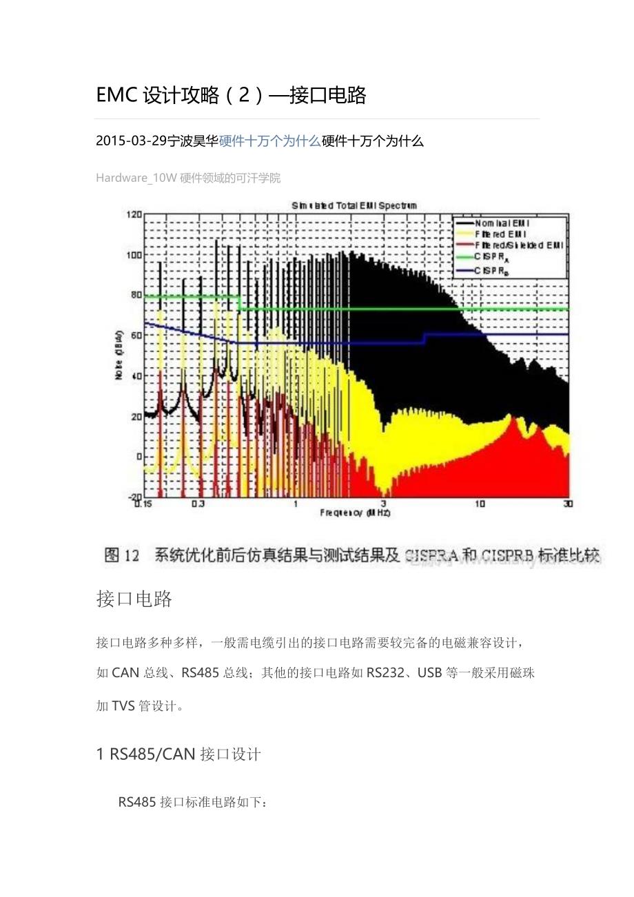 【2017年整理】EMC设计攻略(2)—接口电路_第1页