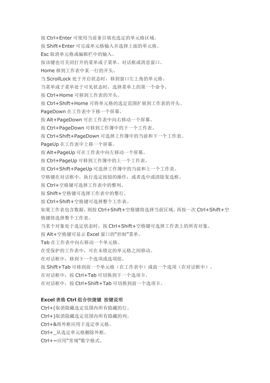 【2017年整理】Excel表格的基本操作所有功能键的按键说明_第3页