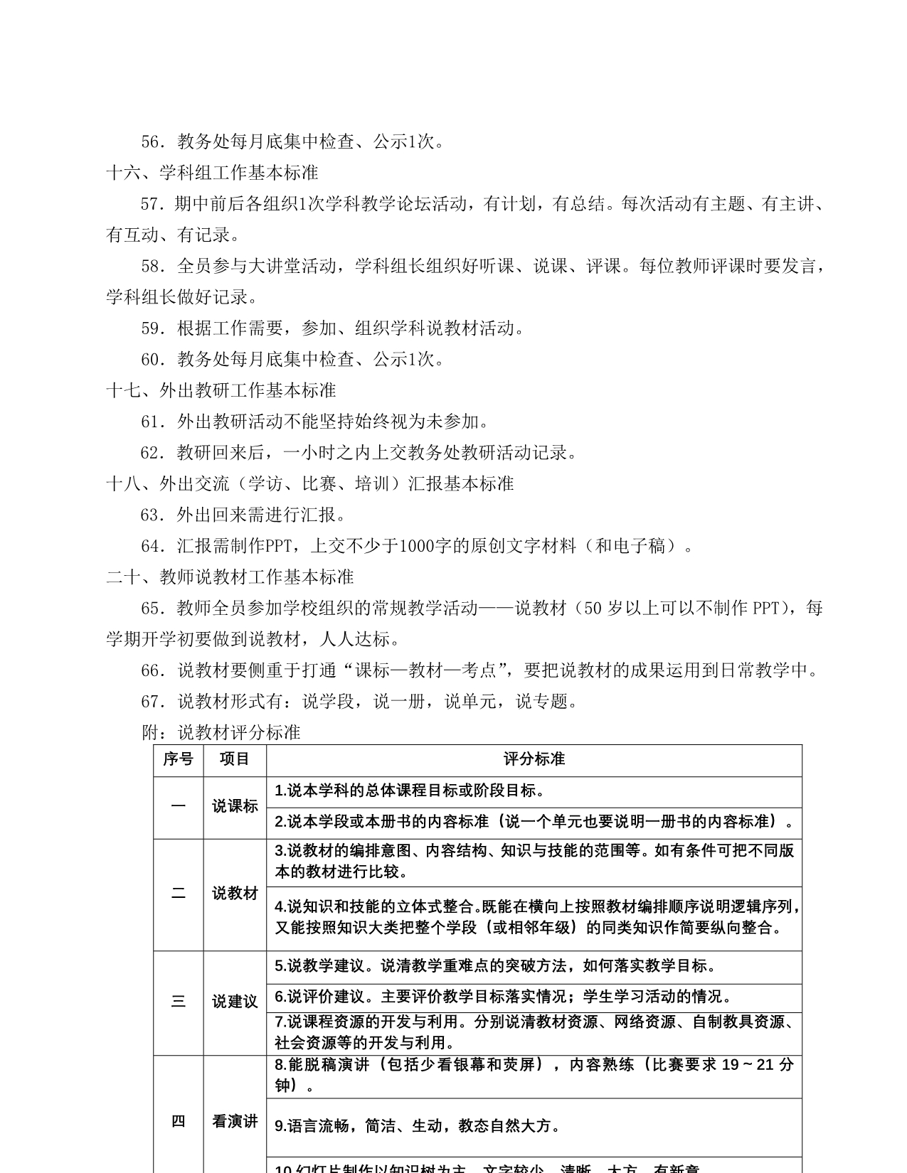 呼玛县第一中学教师工作标准 (2)_第4页