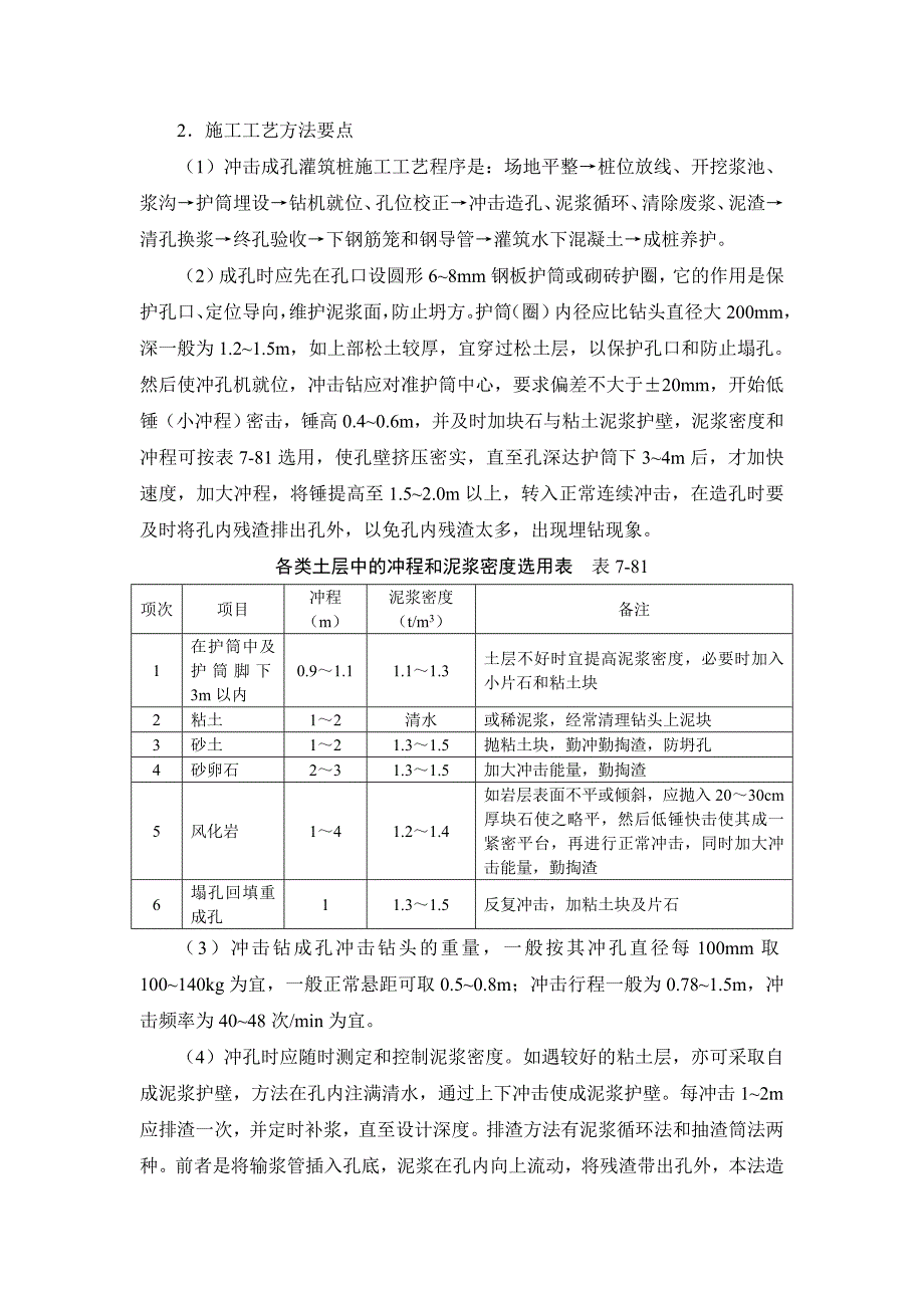 冲击钻成孔灌筑桩_第4页