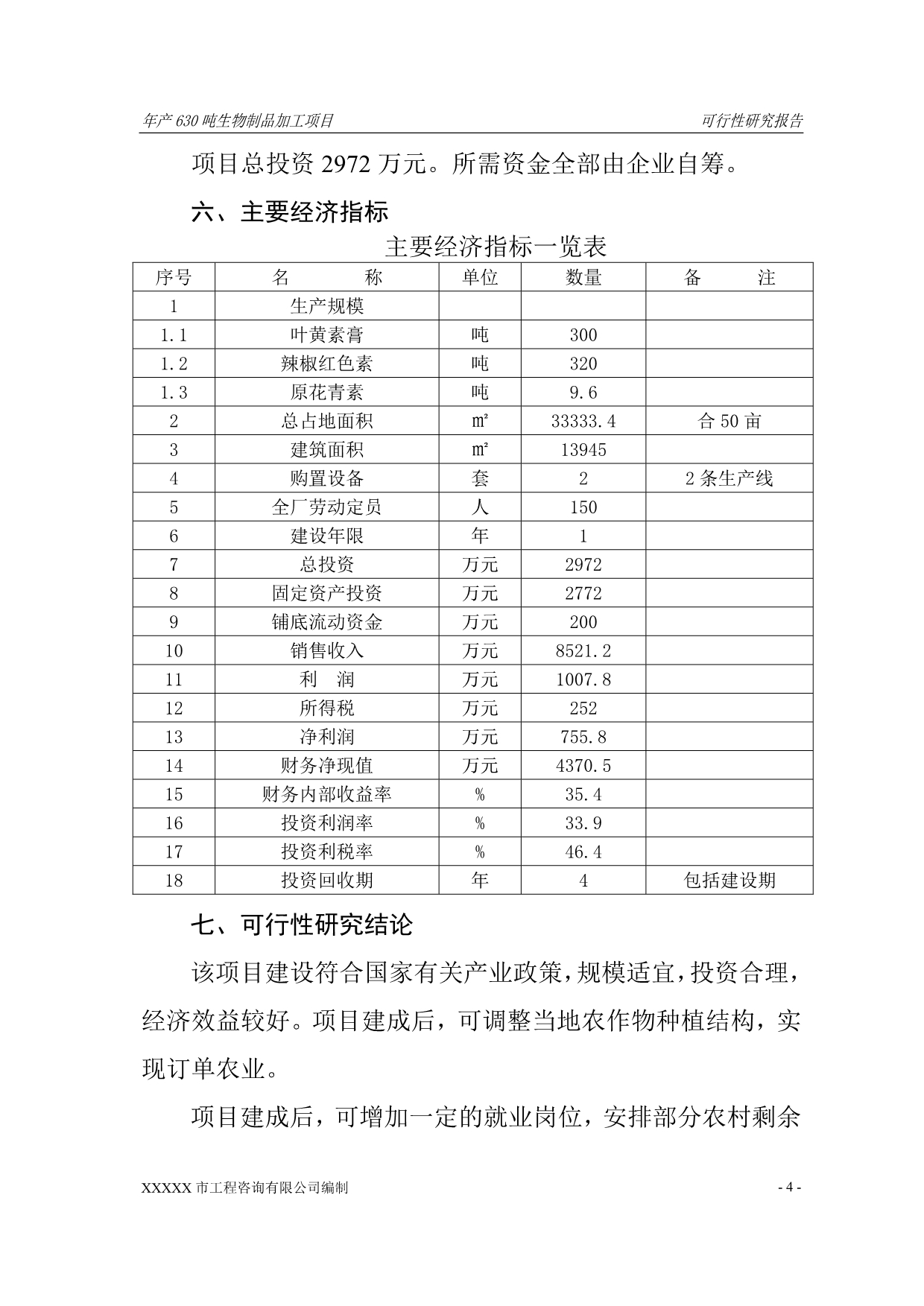 年产630吨生物制品加工项目可行性研究报告_第4页