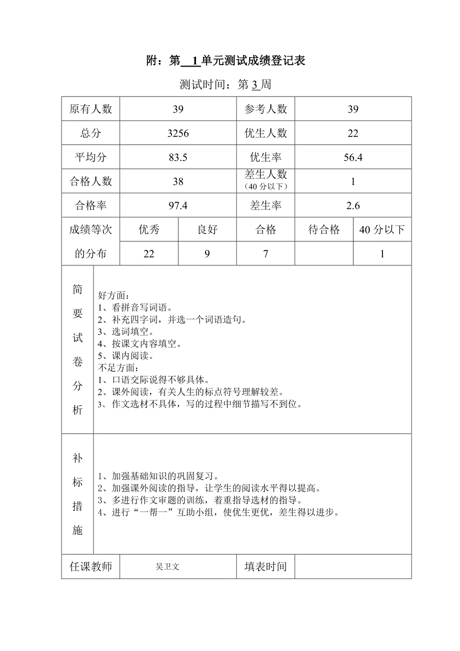 2011年四上教学计划_第4页