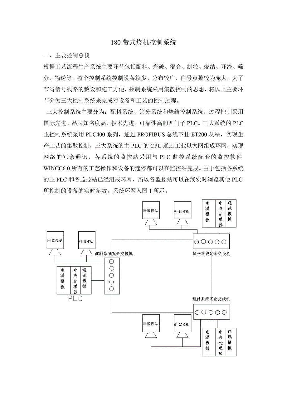 180带式烧结机控制系统描述_第1页