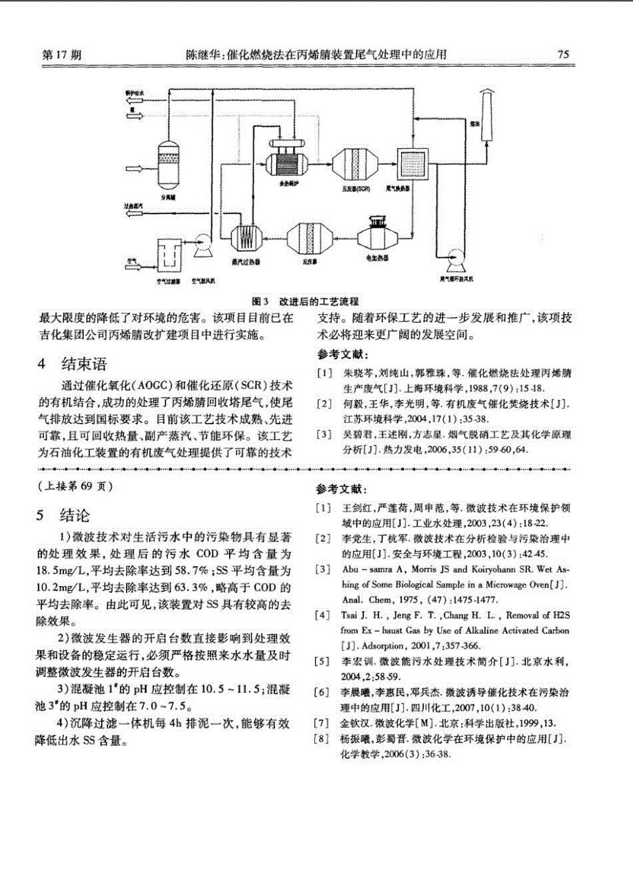 催化燃烧法在丙烯腈装置尾气处理中的应用_第4页