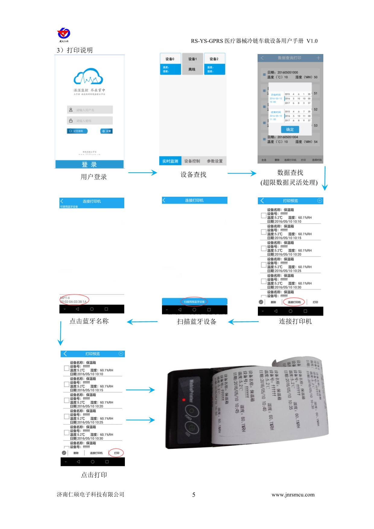 【2017年整理】医疗试剂冷链车载温湿度记录仪手册_第5页