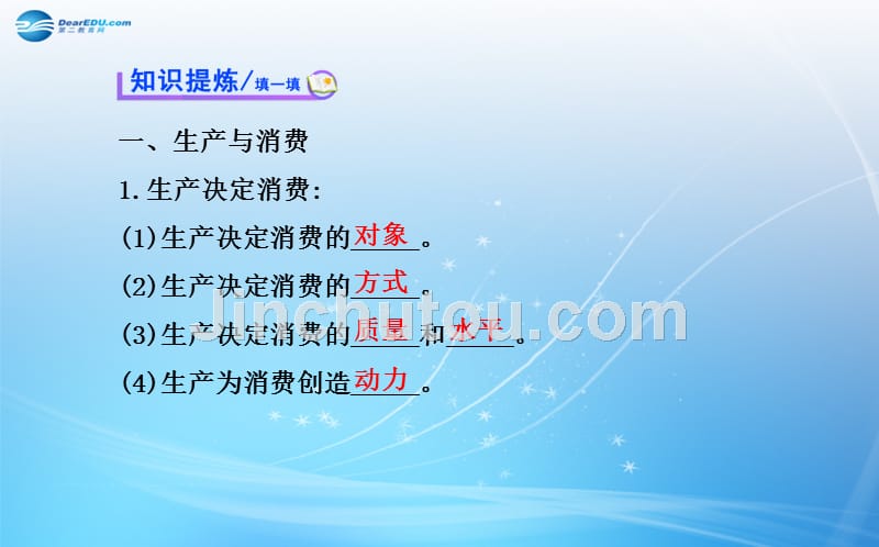 2014-2015学年高中政治 2.4.1 发展生产 满足消费课件 新人教版必修1_第3页