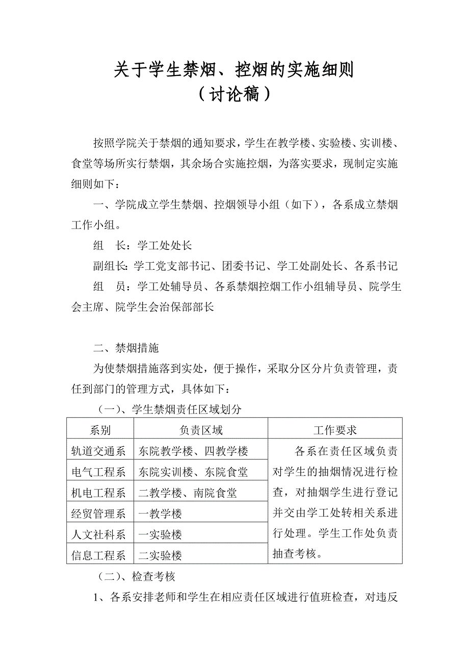 关于学生禁烟控烟的实施细则_第1页