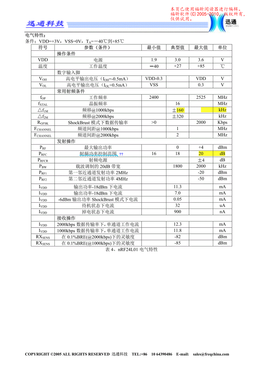 nrf24L01中文资料_第4页