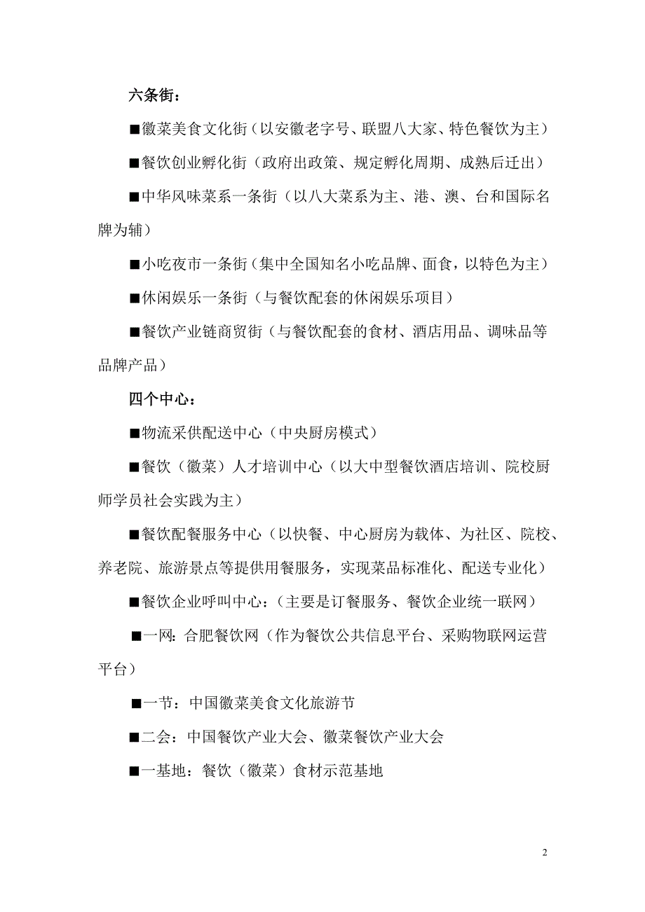 餐饮(徽菜)文化产业园项目策划书档_第2页