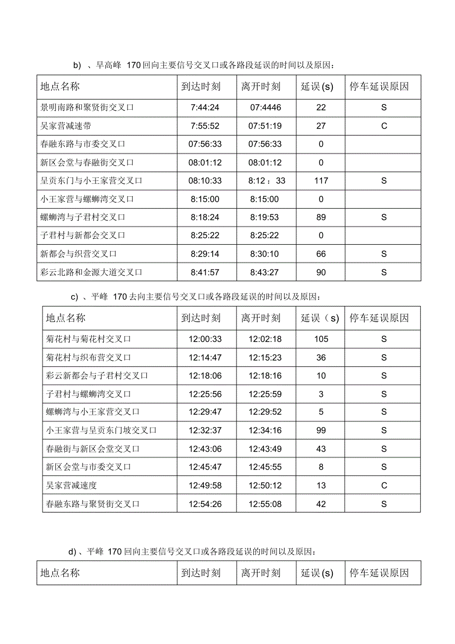 实习三城市道路路段行车延误调查_第4页