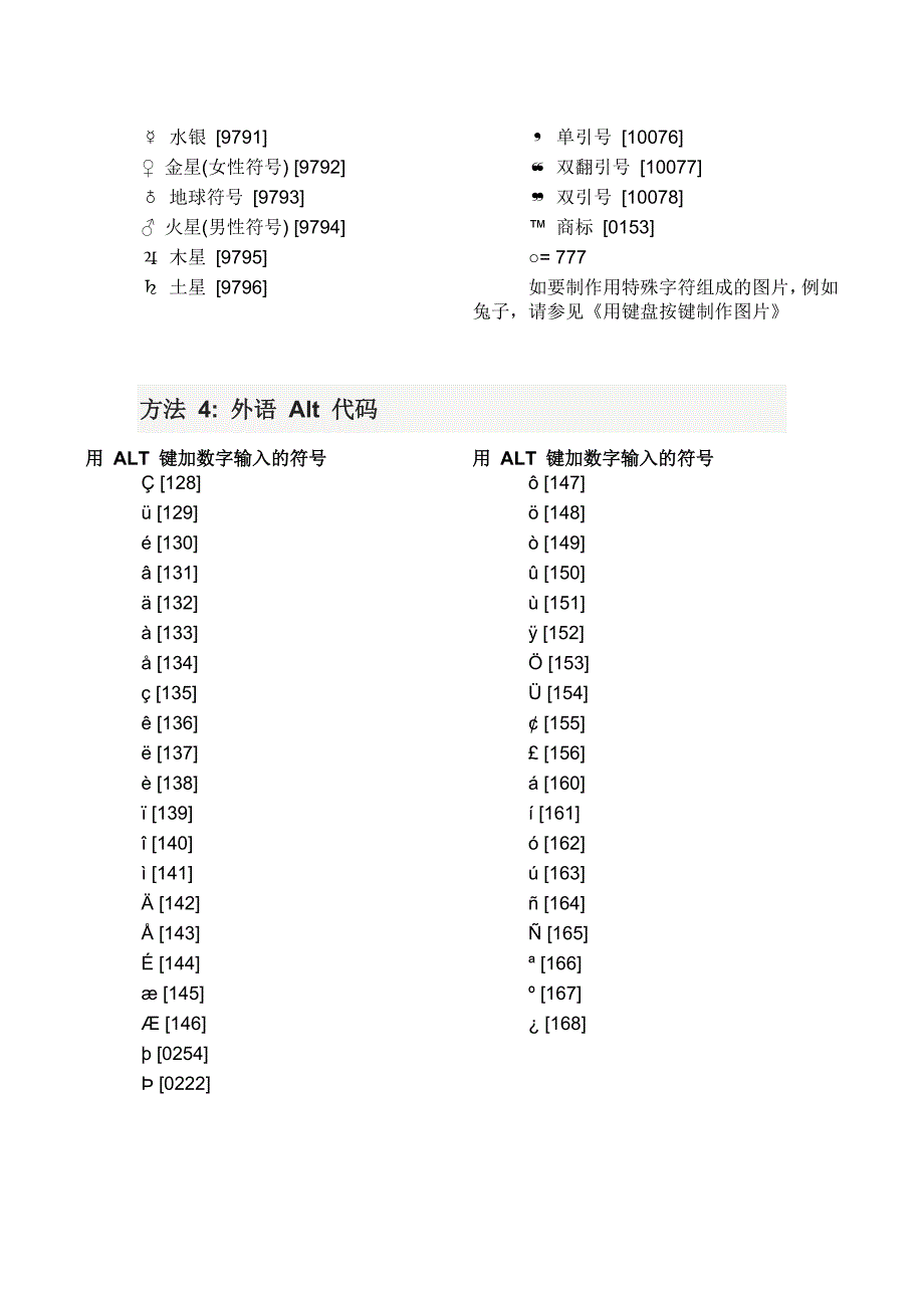 ALT键输入特殊符号_第3页