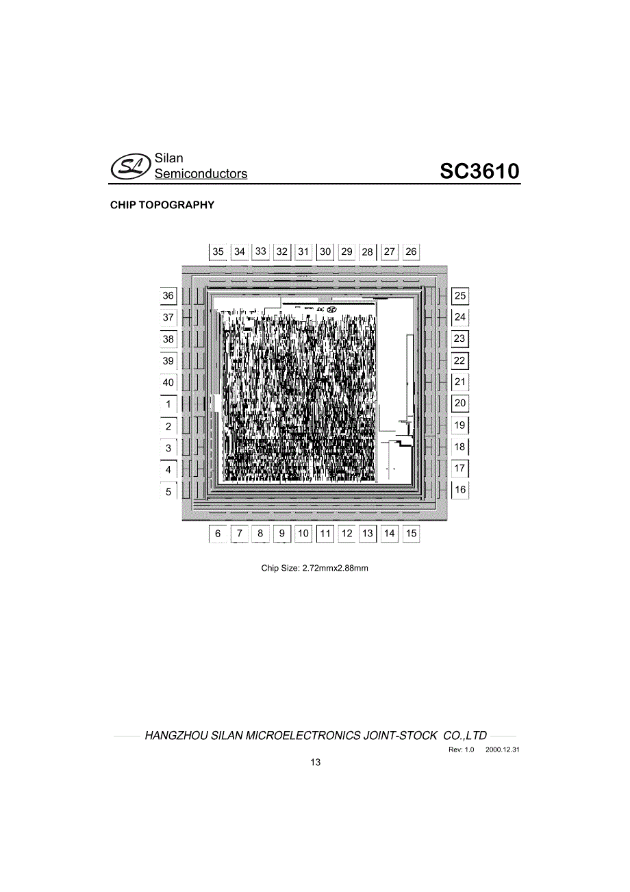 SC3610_裸片绑定封装图_第1页