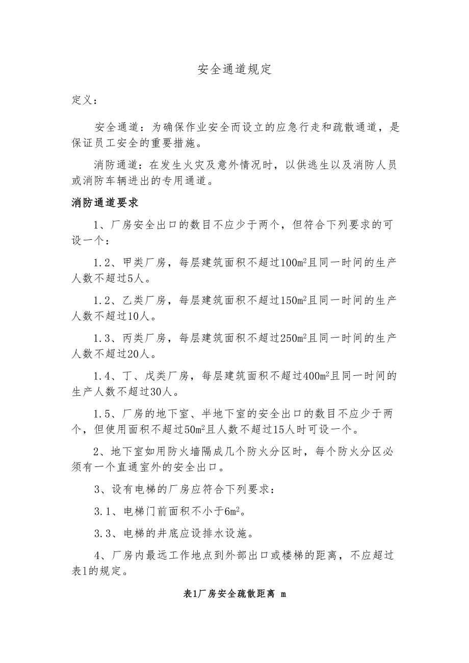 安全通道规定_第1页