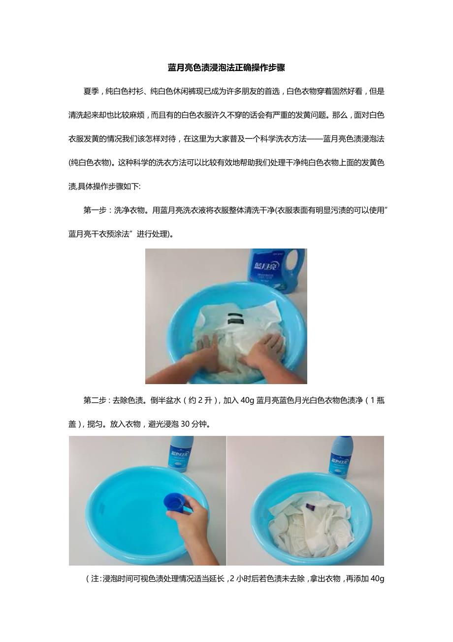 蓝月亮色渍浸泡法正确操作步骤_第1页
