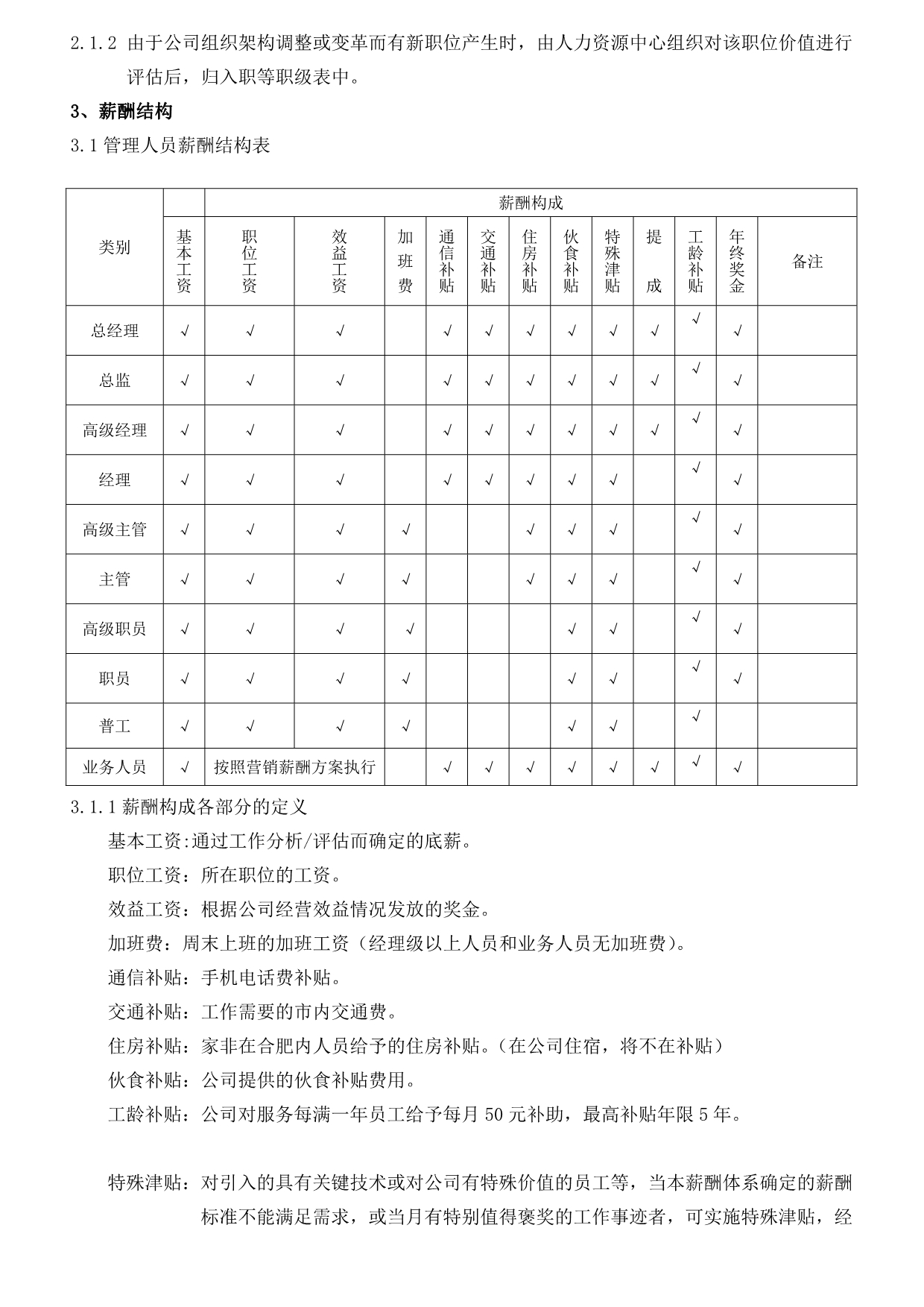 管理人员薪酬制度_第2页