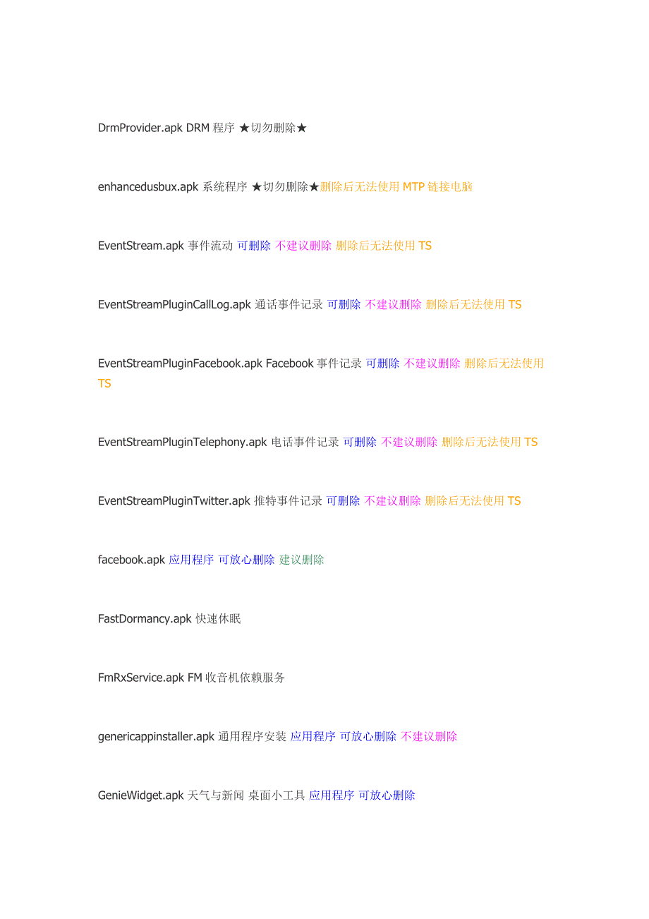 索尼手机程序精简列表_第4页