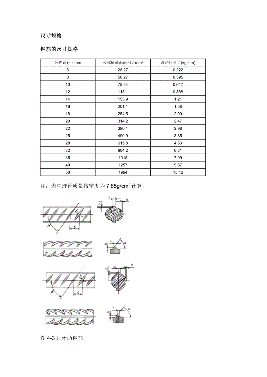 钢筋尺寸标准_第1页