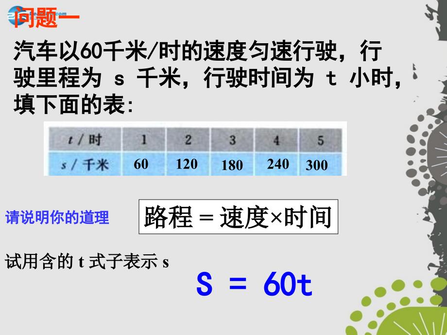 河南省洛阳市东升第二中学八年级数学上册《14.1.1 变量与常量》课件 新人教版_第2页