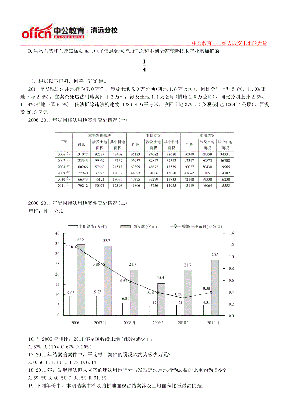 清远公务员考试行测模拟题答案_第3页