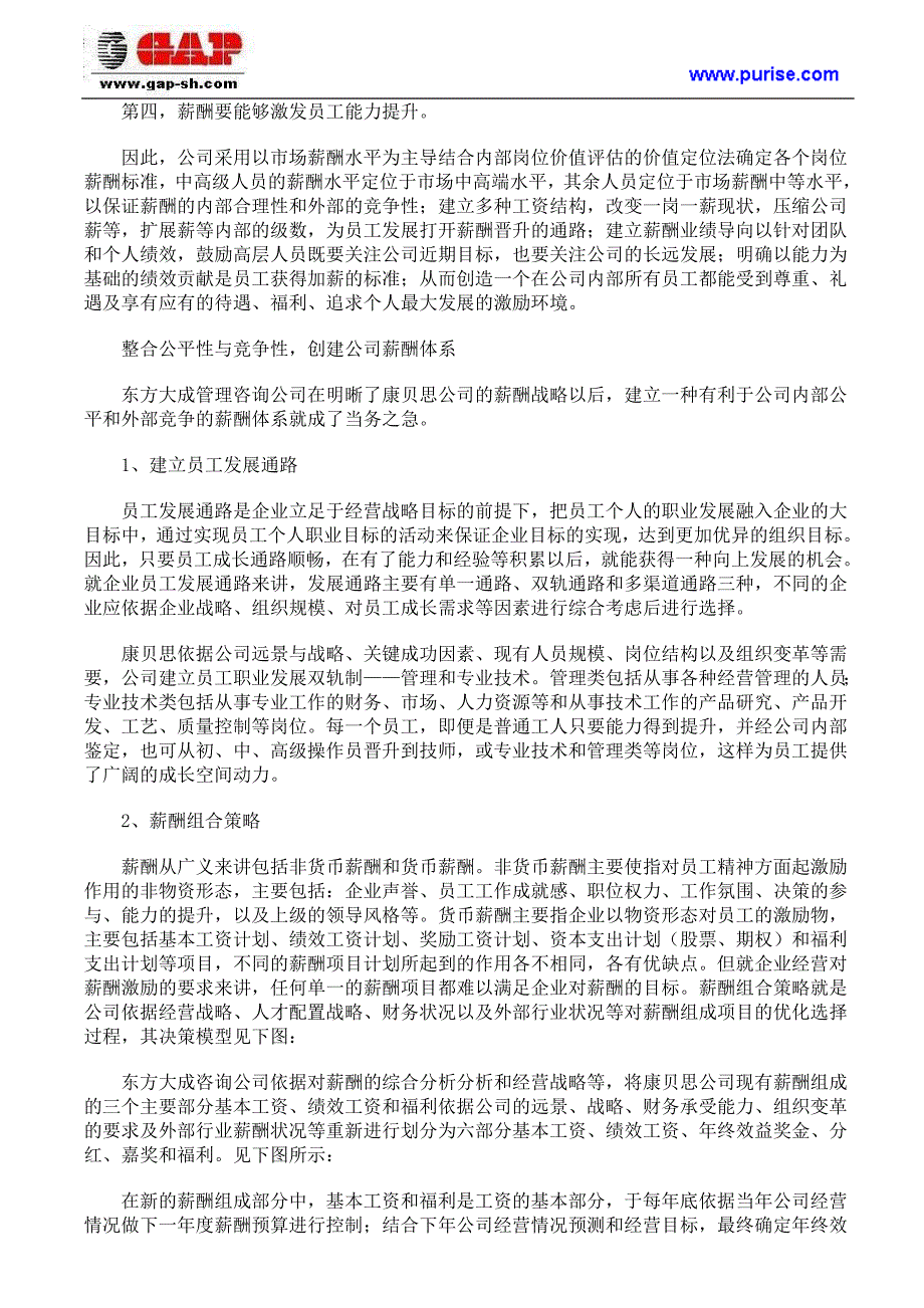 基于企业战略管理的薪酬体系设计案例分析(中)_第2页