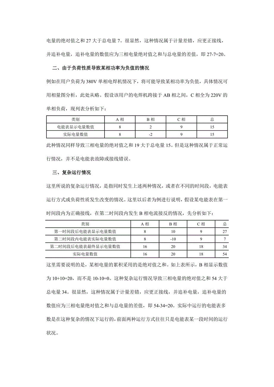 分相计量电能表在特殊情况下的运行分析_第2页