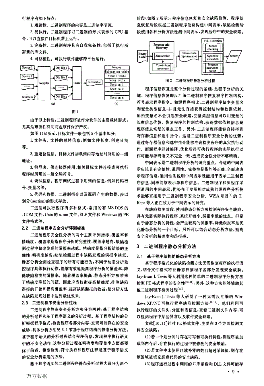 二进制程序安全缺陷静态分析方法的研究综述_第2页