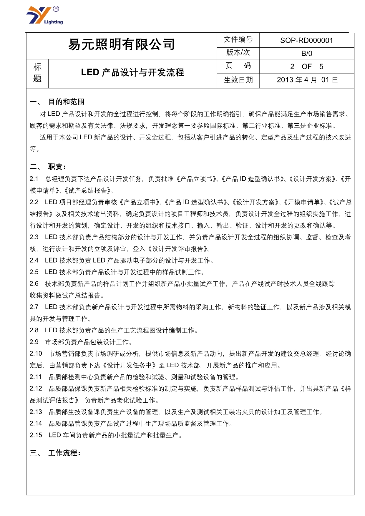 LED产品设计与开发流程_第2页