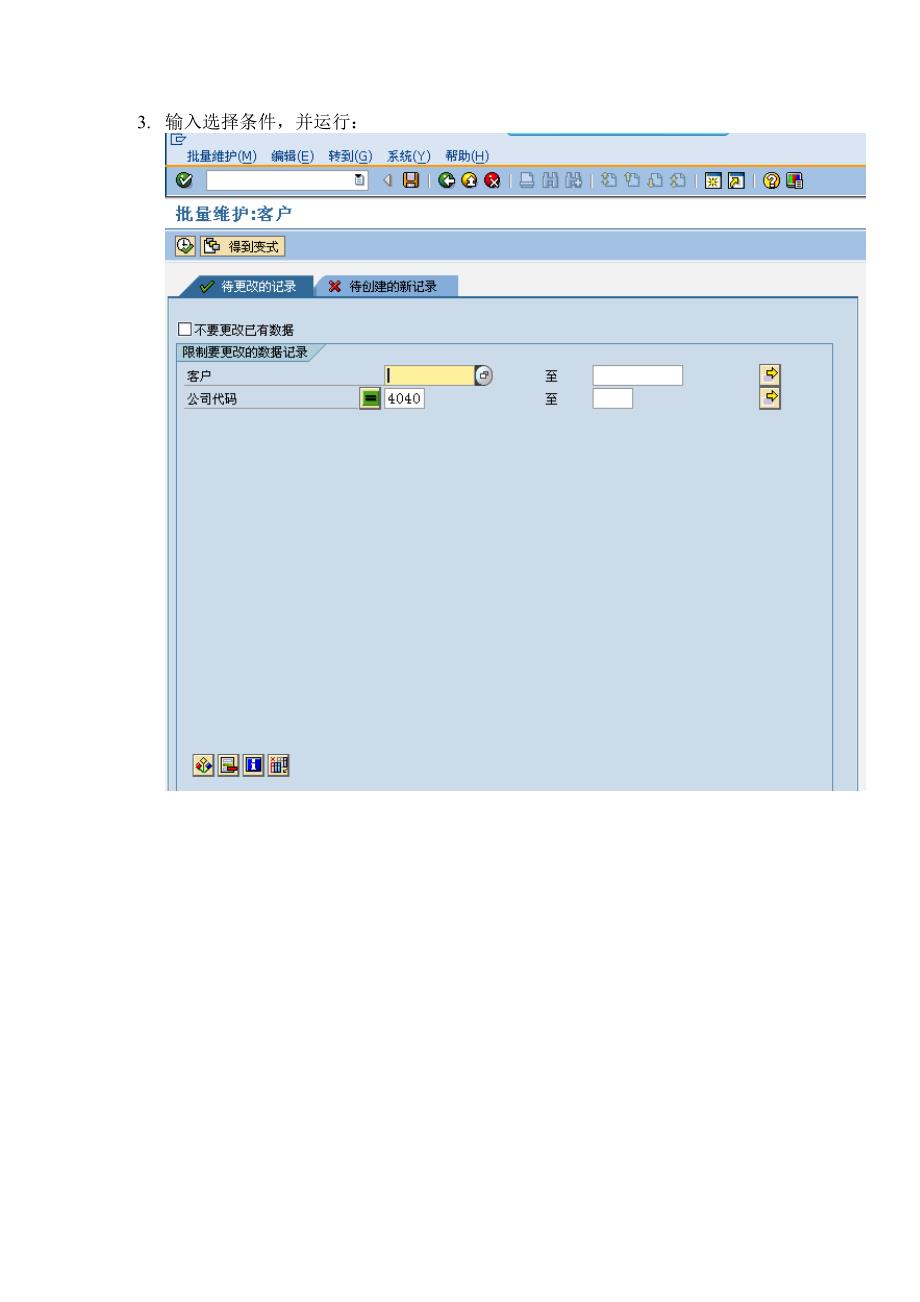 通过XD99批量维护SAP客户主数据_第3页