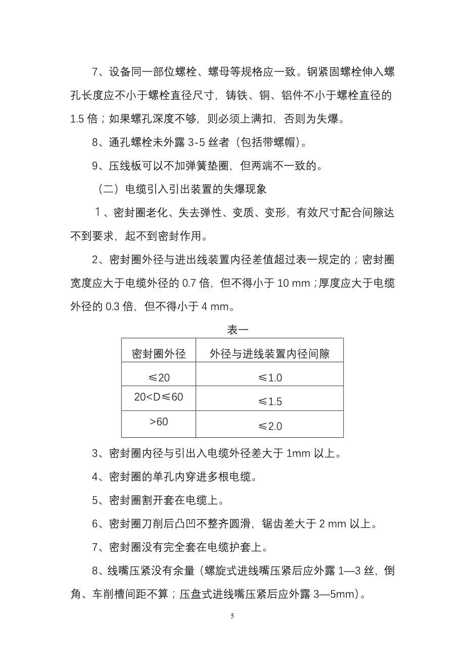 【2017年整理】防爆设备标准及检查方法_第5页