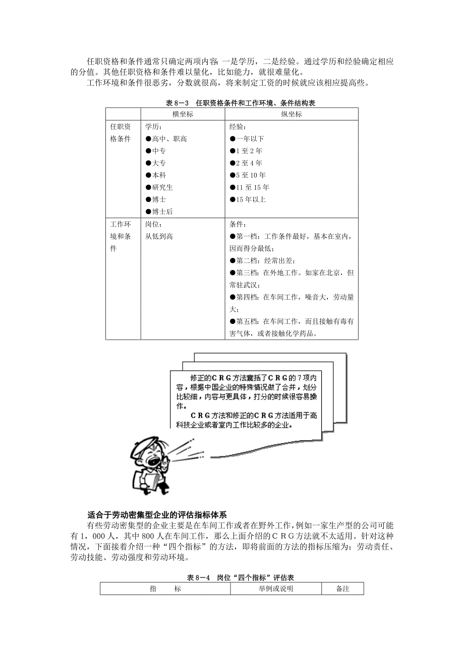 岗位评估的指标和标准_第4页