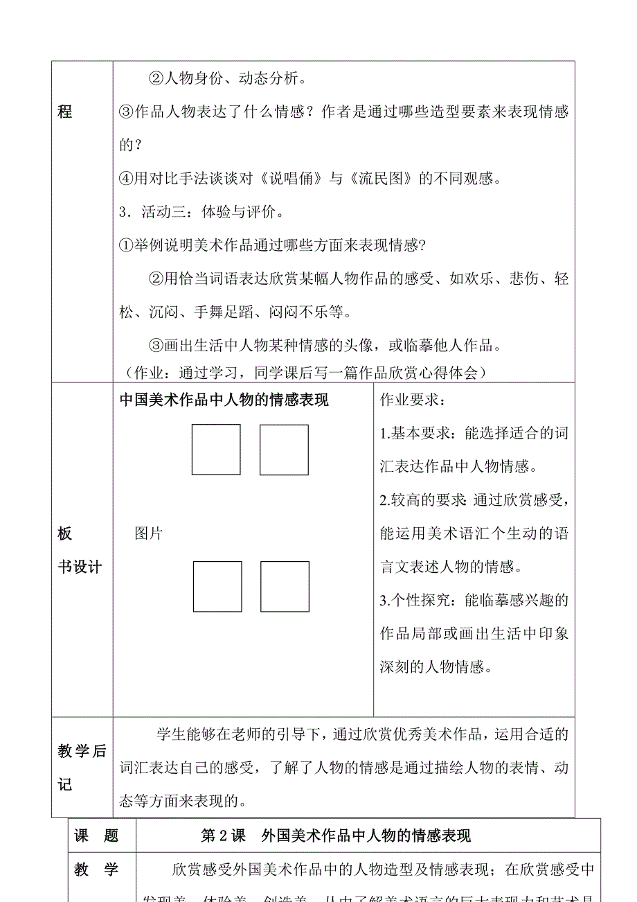 2015年五年级第十册美术教案_第2页