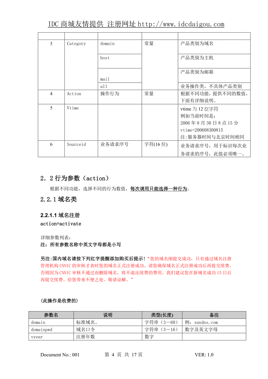 阳光互联域名和主机API接口_第4页