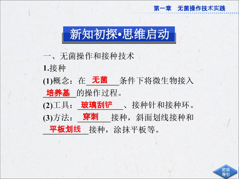 1.1.2无菌操作和接种技术及微生物的分离、培养与数量测定 课件(苏教版选修1)_第3页