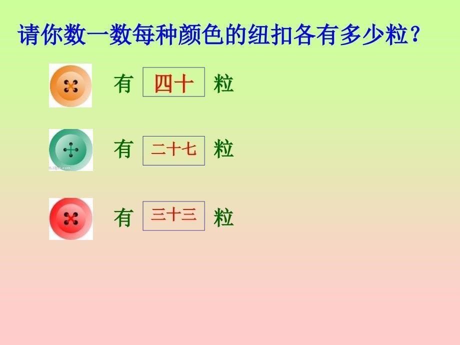 人教版一年级数学下册《读数写数》_第5页