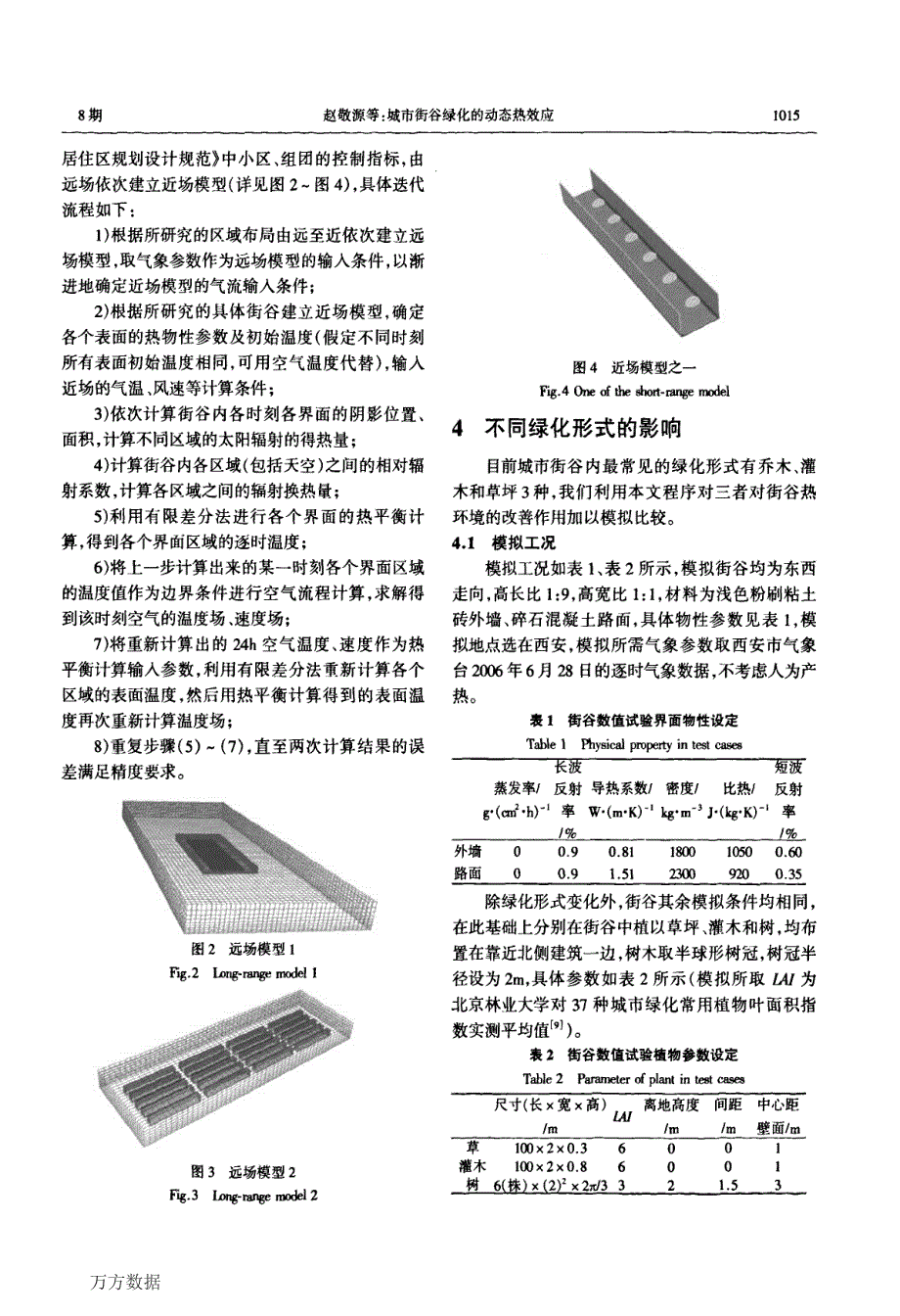 城市街谷绿化的动态热效应_第3页